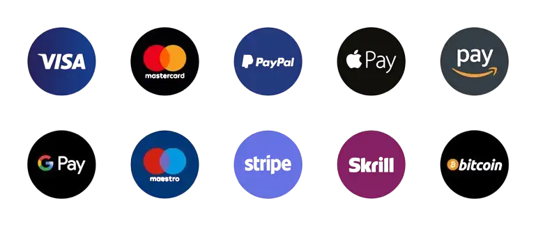 available all payment method